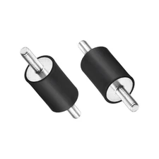 20mm x 30mm Rubber Mounts with M6 x 18mm Studs Vibration Isolators 4pack