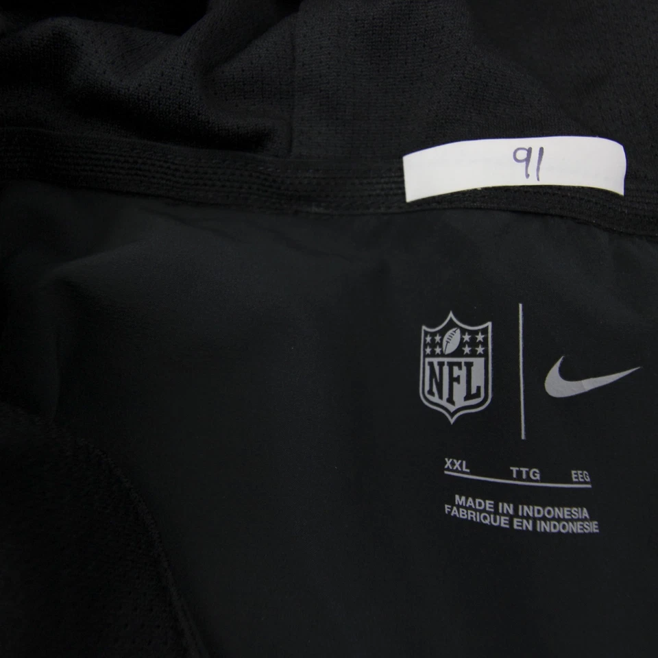 Carolina Panthers Nike NFL On Field Pullover Men's Black/Blue Used - Image 4 of 4