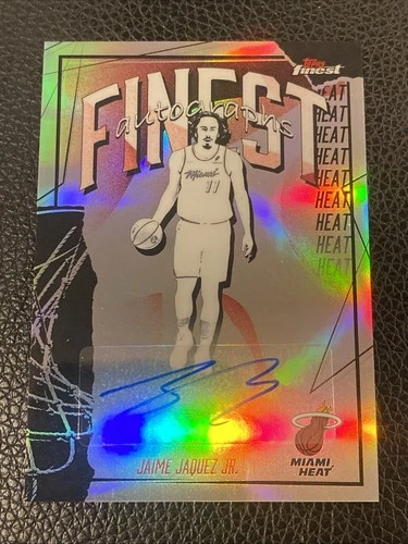 2025-26 Topps Finest - Finest Auto Jaime Jaquez Jr. #FAU-JJ Refractor