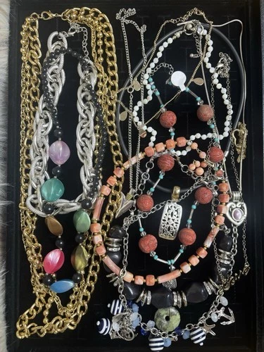 Two Trays of Vintage-Now Costume Jewelry Mixed Lot