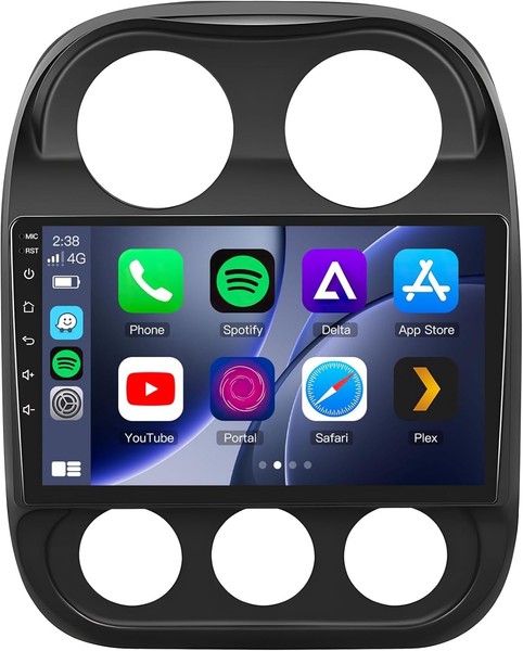 Jeep Compass 2010-2016 Android 15 estéreo de coche 8 núcleos 32G Carplay con pantalla de 10"