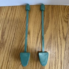 Vintage Pastel 1930s Shoe Stretchers Use As Decor Hanging On A Wall In A Collage