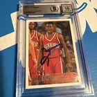 Allen Iverson Signed 1996-97 Topps RC 171 Philadelphia 76ers Auto GM 10 Beckett
