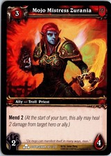 Mojo Mistress Zurania ScourgeWar 185 / 270 James Zhang World of Warcraft CCG TCG