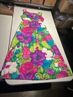 Vintage Liberty House Dress Women's Small Medium psychedelic Floral Hawaii 70's