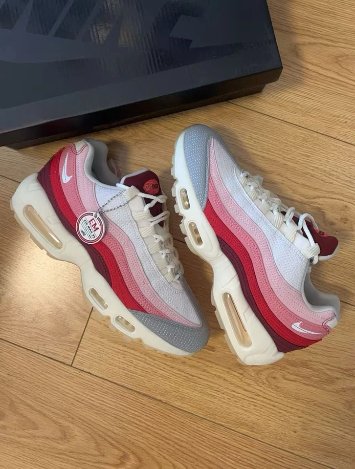 Nike Air Max 95 Anatomy of Air GID Team Red/Summit White - Image 3 of 4