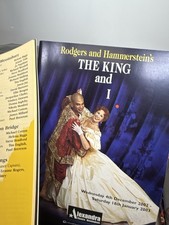 Theatre Show Programs  X 2 - King And I And Oliver -Alexandra Theatre Birmingham