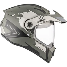 CKX Atlas Motorcycle Helmet Single Shield Quick Release Proclip Scorpio Gray