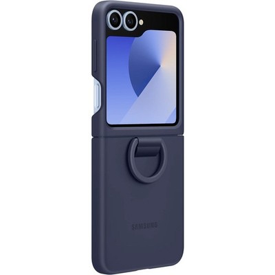 Handyhülle für Galaxy Z Flip7 FE / Z Flip6 Samsung Flip Case Silikon Dunkelblau