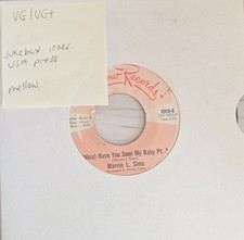 Marvin L. Sims Nina Have You Seen My Baby Pt1 & 2 Vinyl Record 7" VG/VG+ 1004