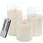 A&B Home 470006-WHIT-DS Real Flame 6 X 3 inch Candle Holder