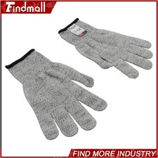 Findmall 1Pair S-Size Safety Cut Resistant Gloves Protection Kitchen Work Gloves