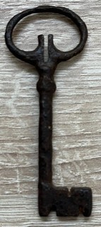 Antique vintage key probably iron probably C19th perhaps older
