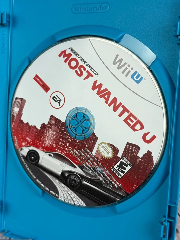 Need for Speed Most Wanted (Nintendo Wii U, 2013) CIB Complete - Image 4 of 4