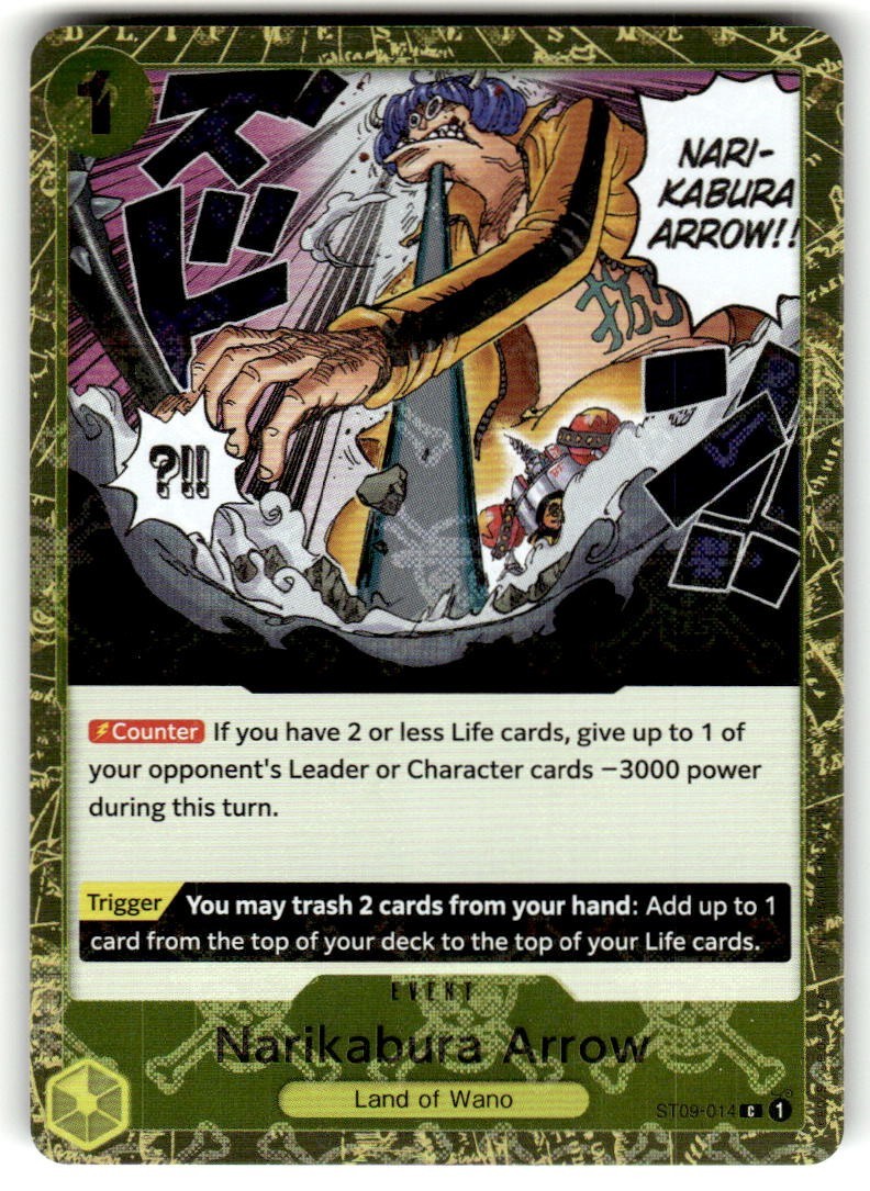 Narikabura Arrow ST09-014 (C) Starter Deck 9: Yamato One Piece TCG FOIL - NM