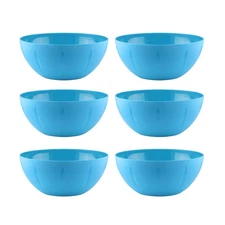Serving Bowl for Fruits, Cereal or Salads, 8-10-Inch, 1282-6 Blue 10"