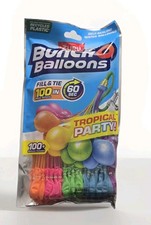 Bunch O Balloons Neon Splash 100 Rapid-Filling Self-Sealing Neon Water Balloons