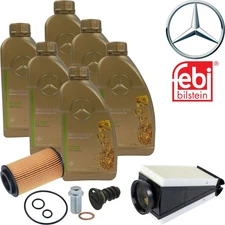 6L Genuine Mercedes-Benz Engine Oil inc Filter Filter Kit W205 S205 X253 229.52