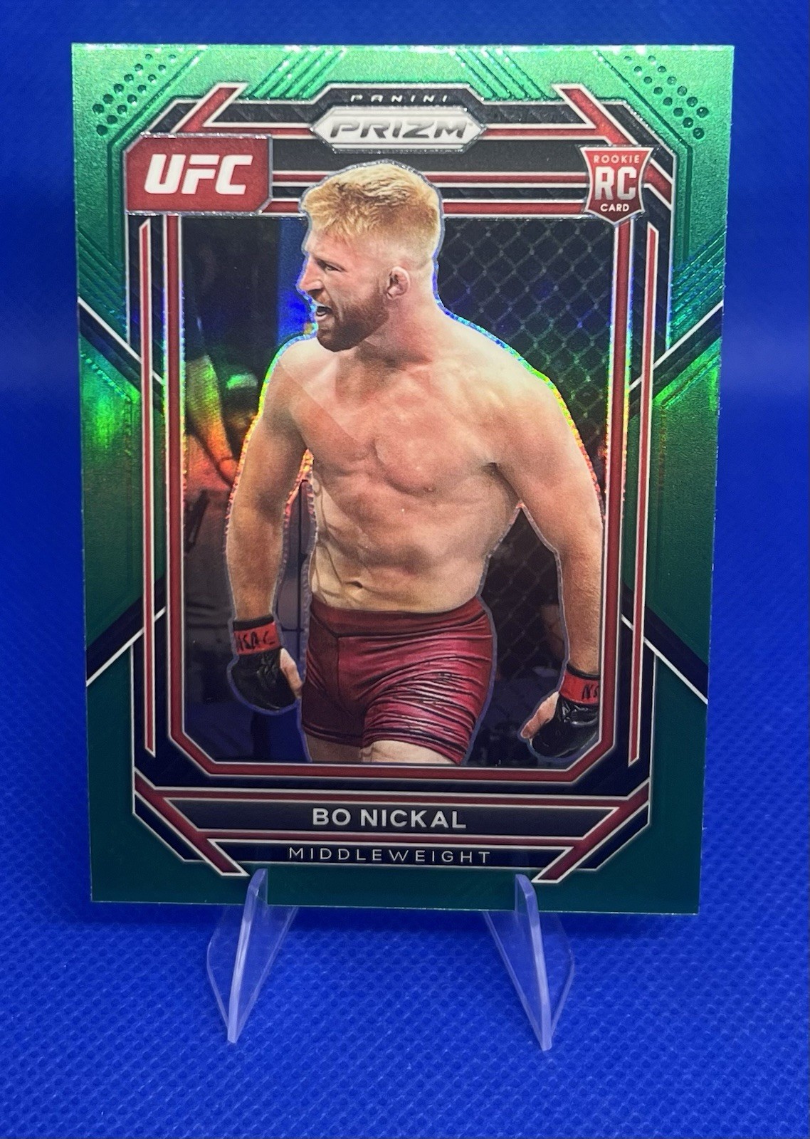 Bo Nickal Rookie Green Prizm (RC) UFC 2023 Panini Prizm #103