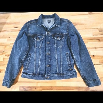 Gap Denim Icon Jacket Men s Size Medium Trucker Style Jean Jacket