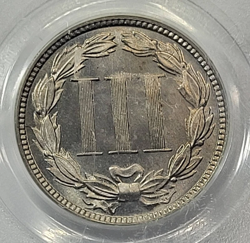1882 P Nickel Three Cent Piece (3CN) PCGS PR-66 CAC CAC - Image 4 of 4
