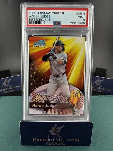2025 Bowman Chrome Meteoric Rise Aaron Judge PSA 9 MR-4