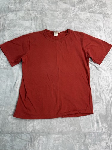 Vintage Banana Republic Shirt Men S Red Safari & Travel Pocket Single Stitch 80s
