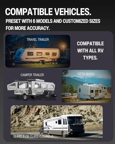 Wireless RV Leveling System by XPARKLE,Bluetooth RV Leveler for Campers,User 