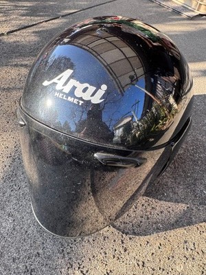 Arai Full Face Helmet 57-58Cm Black JPN Limited Edition Rare Mortor Bike Model V