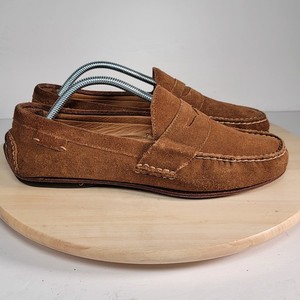 Ralph Lauren Men’s Suede Loafers Shearling Lined Lactae Hevea Sole 9D Ralph Lauren Loafers Suede | eBay main image 4