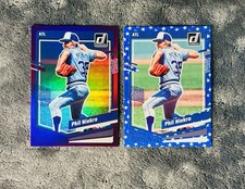 Phil Niekro 2023 Donruss Retro Purple Holo & Blue Stars Retro SSP Parallel
