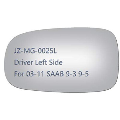  Side Mirror Glass fit for Saab 9-3 9-5 9-3X View LH Driver Left Side