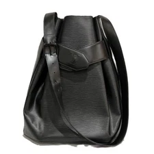 Louis Vuitton Sac Depol Gm Epi Shoulder Bag Women Black One Size