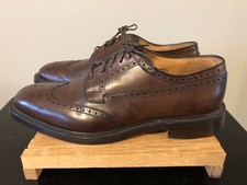 Men's Church's Grafton Brown Leather Wingtip Brogue Dress Shoes-10F UK/11D US