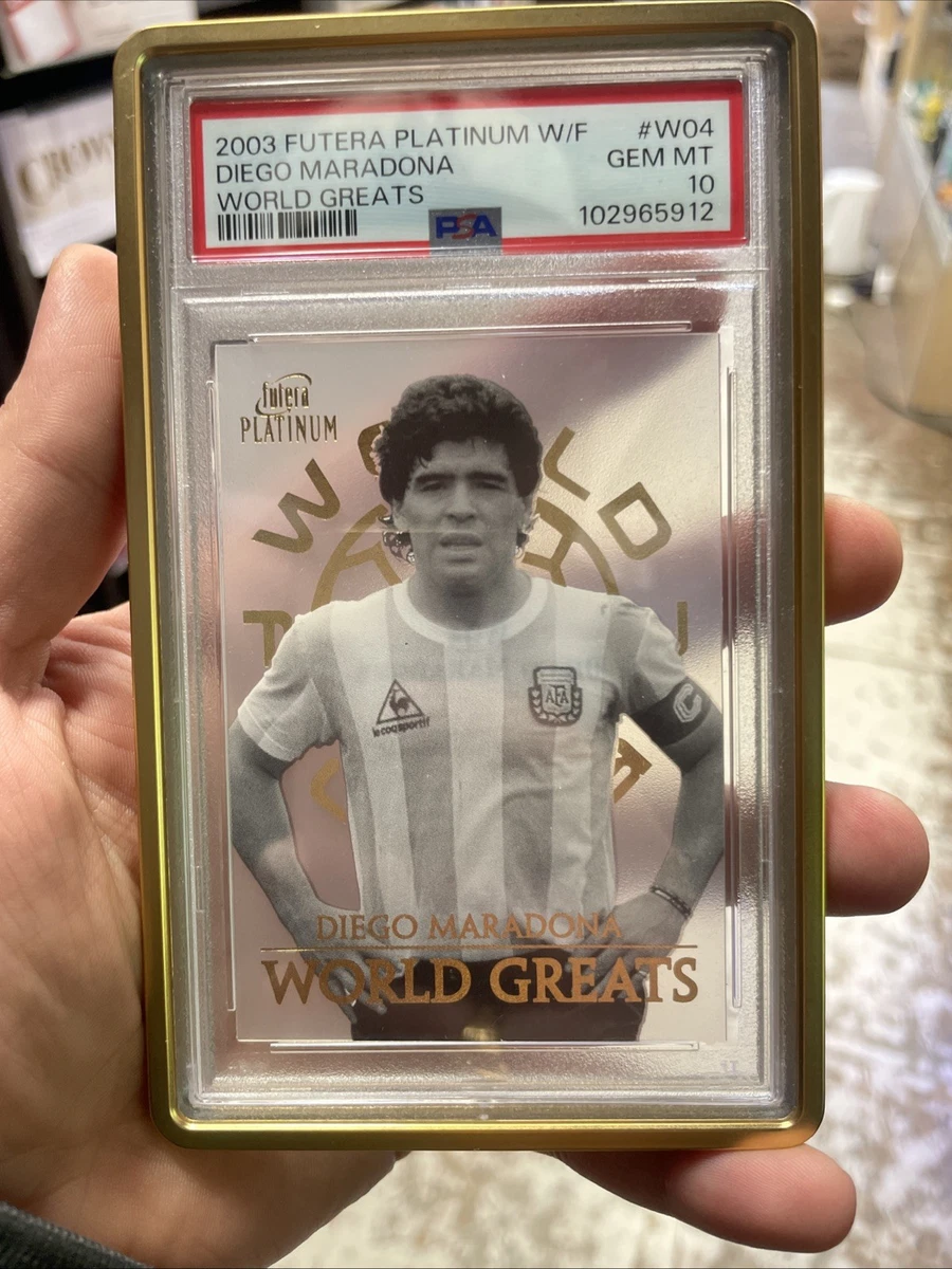 Las mejores ofertas en 2003 Futera Platinum - Diego Maradona #W04