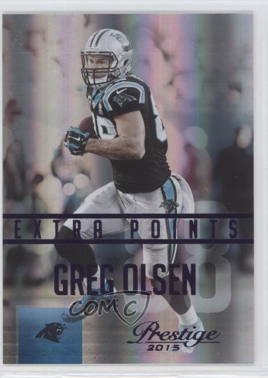 2015 Panini Prestige Extra Points Purple 35/100 Greg Olsen #138 0q0