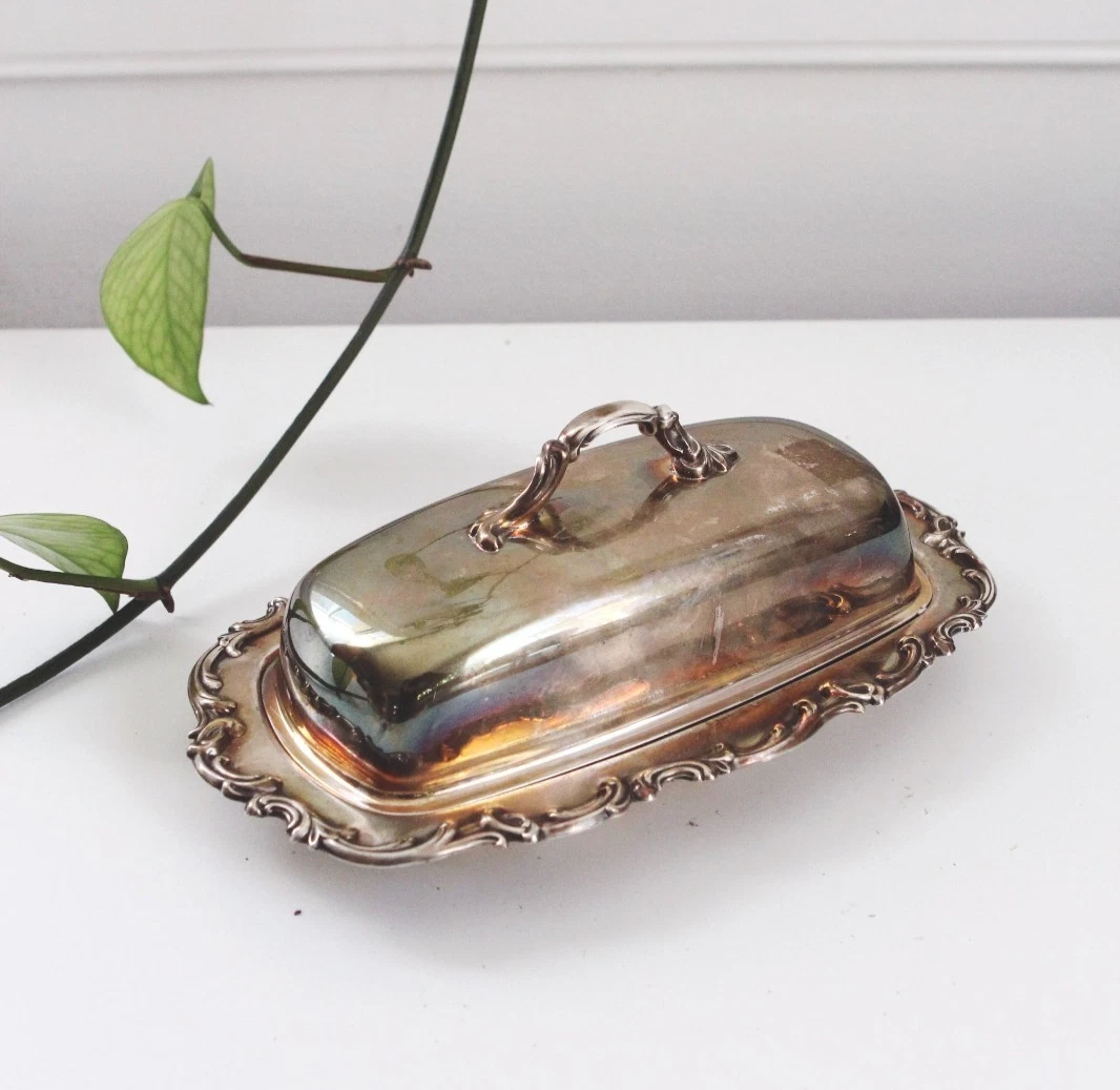 Vintage Silver Plated Butter Dish
Opens in a new window or tab