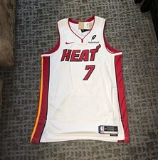 Nike NBA Miami Heat Giannis Antetokounmpo 7 Jersey White/Red Men s 48 nwt
