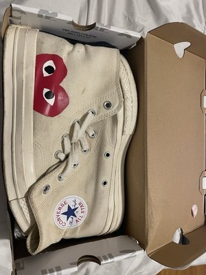 Commes des Garçons Play x Converse Chuck Taylor s, Size 6 Men s