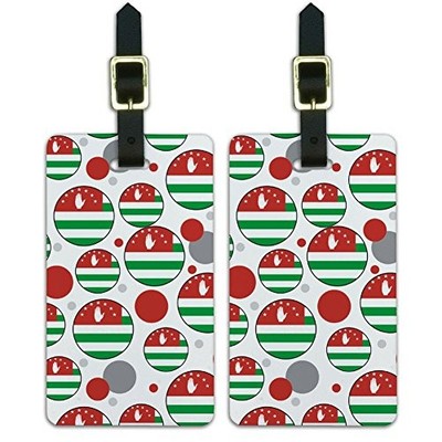 Graphics and More LUGGAGE.TAGS.09518 Graphics More c-Abkhazia National Country