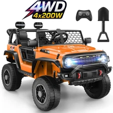 24V 2 Seater Kids Ride On Car with Remote Control, 20" Spacious Seat, 3 Speeds