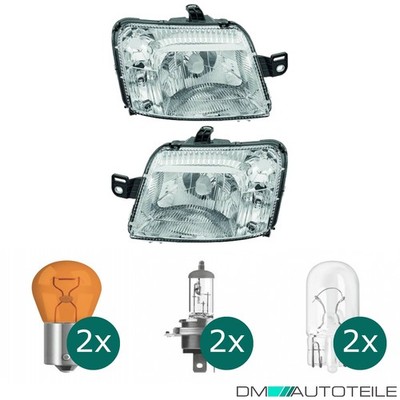 Scheinwerfer Depo H4 Set passt für Fiat Panda/Classic (169) ab Baujahr 03-10