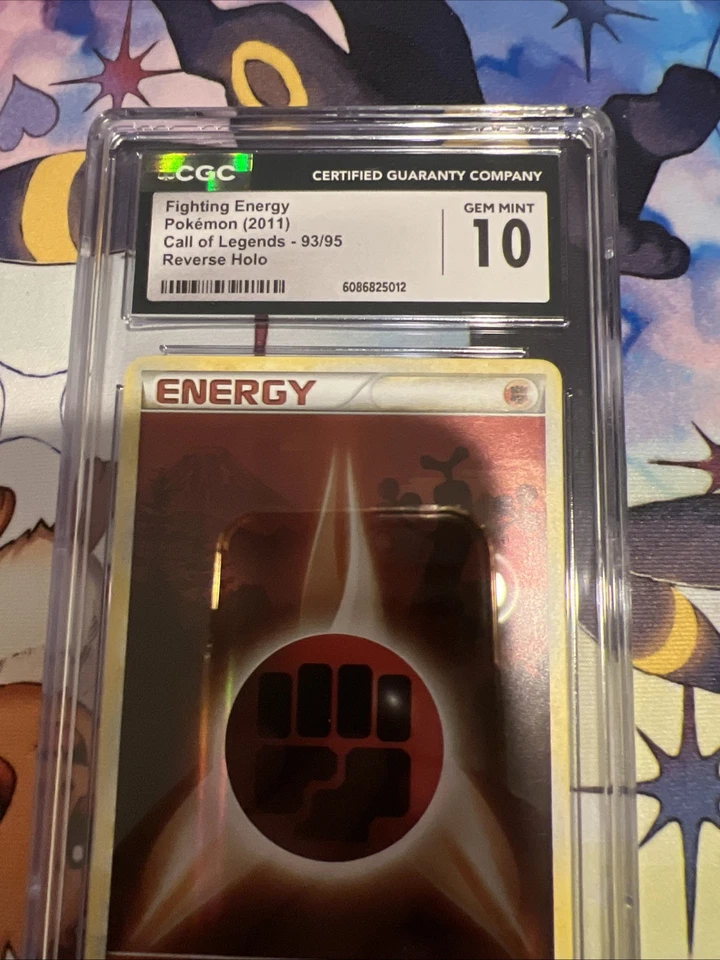 Pokémon Fighting Energy #93/95 2011 Call of Legends CGC 10 Gem Mint Holo Rare - Image 3 of 4