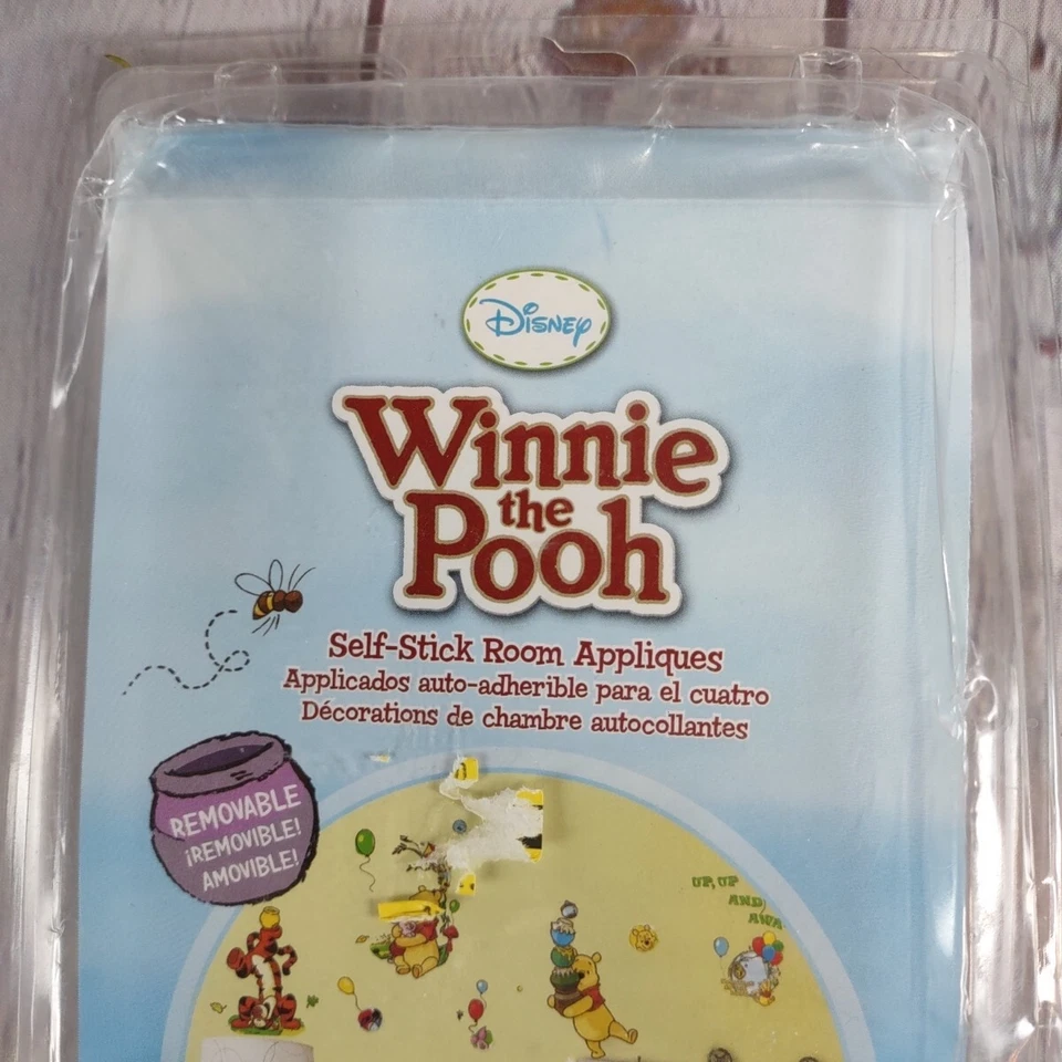 Apliques de habitación autoadhesivos Disney Winnie the Pooh 76 pegatinas extraíbles-caja abierta Foto 2 de 4