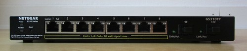 Netgear Business S350-Series GS310TP PoE+ Gigabit Switch 10 Ports (2xSFP) OVP! - Bild 4 von 7