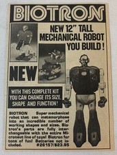 1981 toy robot ad ~ BIOTRON