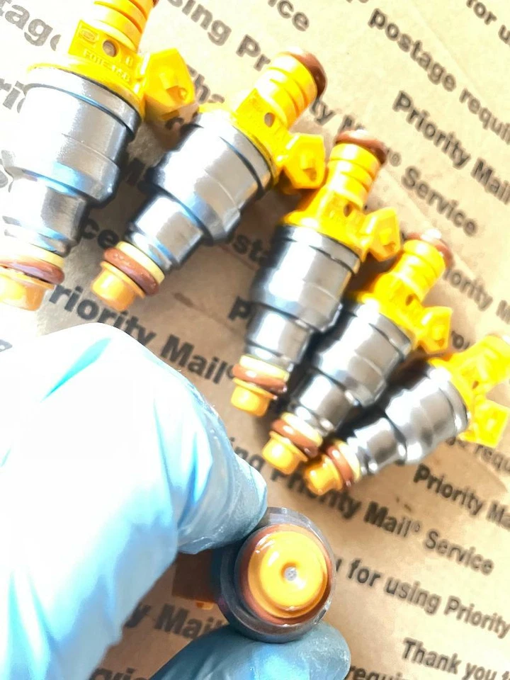 87-97 Jeep Cherokee Comanche Wrangler 4.0 Bosch Inyector de combustible juego de actualización de 6 Foto 4 de 4