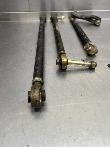 1999 00 01 Polaris Trail RMK 500 Left Right Lower Upper Radius Rod Tie Set - Picture 2 of 9