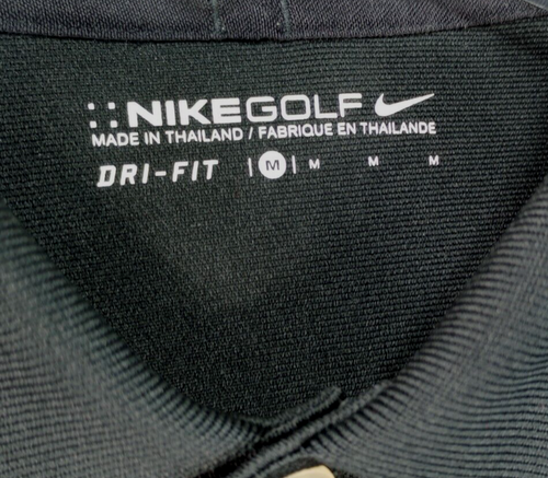 Disney Dream Inaugural Voyages Polo Medium Black Embroidered 2011 Logo NIKEGOLF - Picture 3 of 6