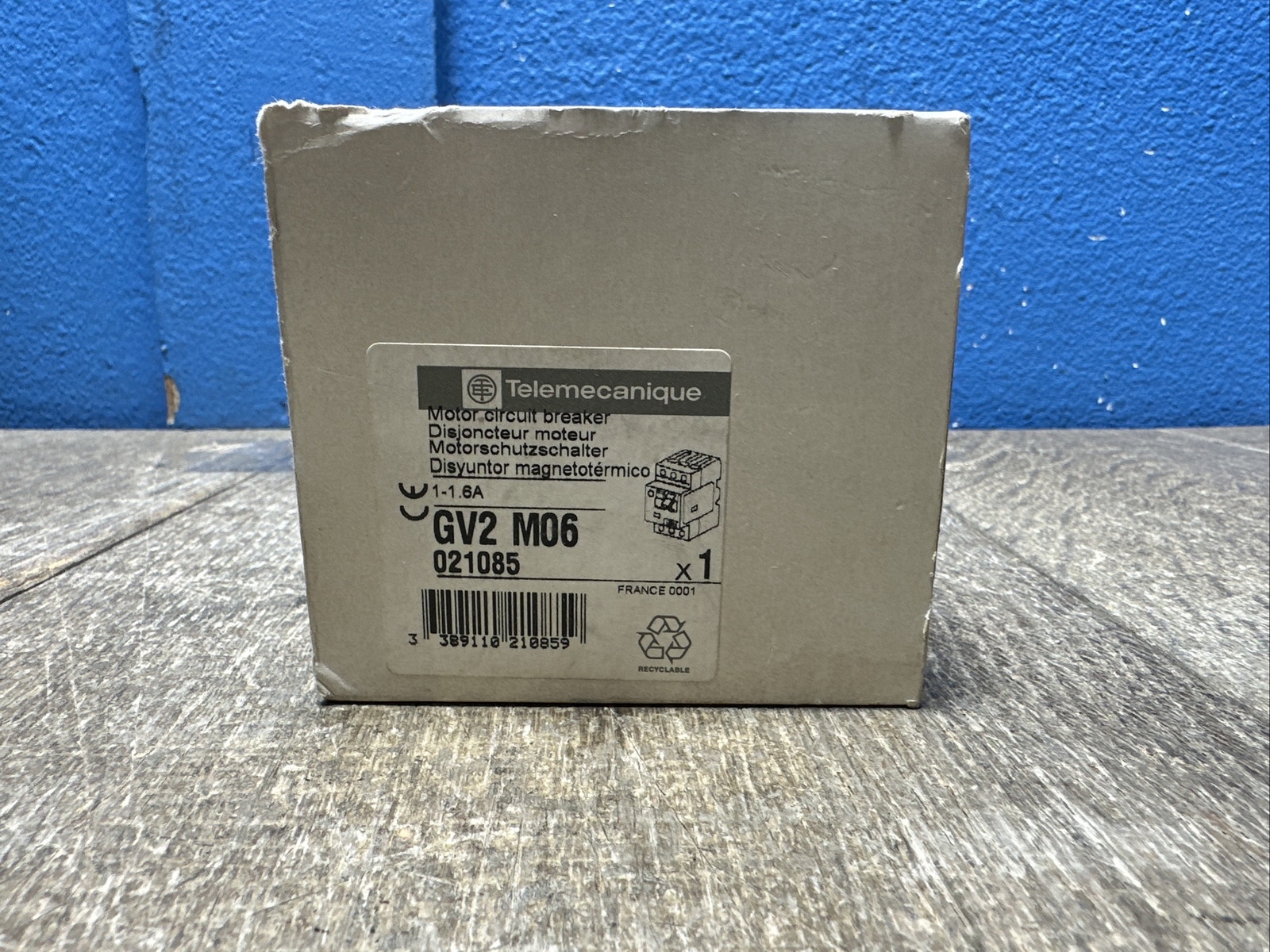 NOFUEL GV2 Series Manual Motor Starter Circuit Breaker – GV2ME08, GV2ME18, GV2ME21, 3 Pole, 690V
